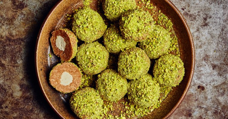 Recept: chocolade-halva koekjes