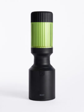 Beast blender zwart met groene smoothie