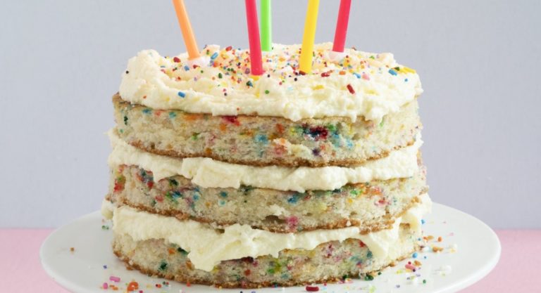Confetticake van Heel Holland Bakt
