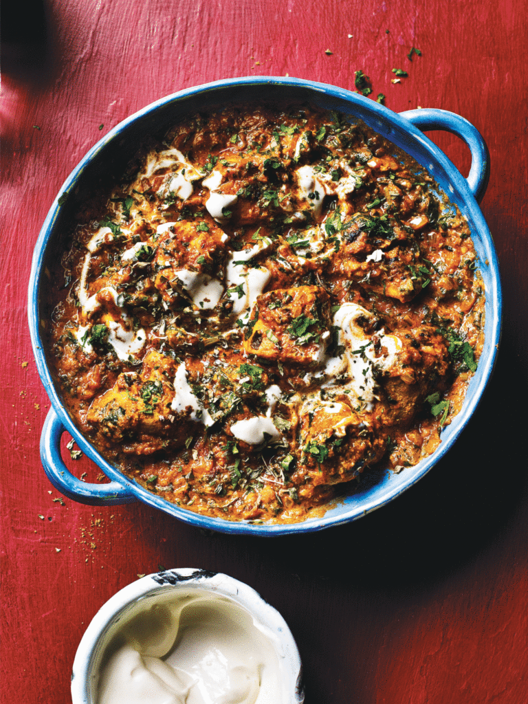 Indiase kipcurry met fenegriek
