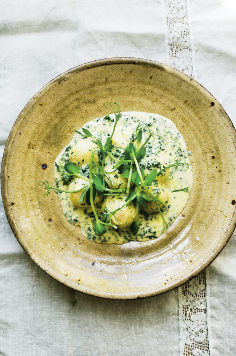 Gnudi met ricotta en Parmezaan