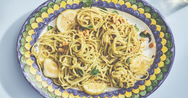 Recept: Spaghetti met citroenpesto uit Procida