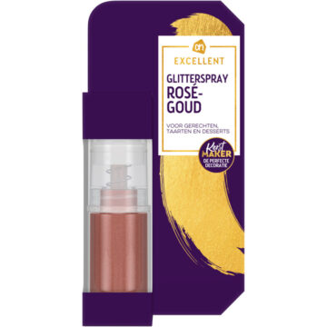 Glitterspray roségoud