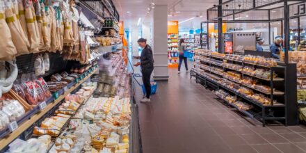 Albert Heijn kaasjes schap