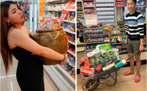 Alternatieven voor plastic zakken in supermarkt