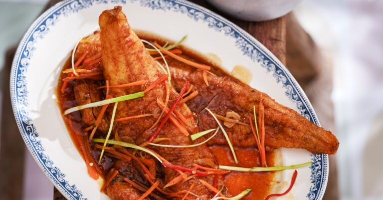 Recept: gebakken kabeljauw in zoetzure saus