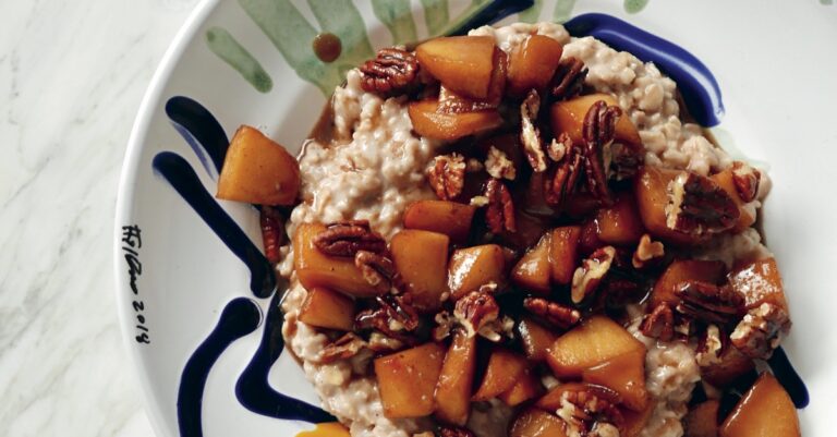 Recept: Appeltaart-havermout