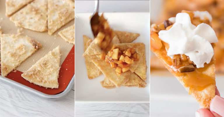 Knotsgek de lekkerste: zo maak je appeltaart-nachos