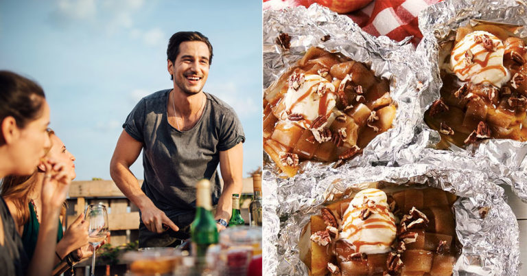 Recept: appeltaartpakketjes van de barbecue