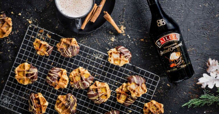 Goddelijk lekker recept voor Baileys speculaas wafelkoekjes