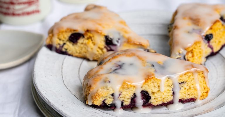 Recept: blauwe-bessen scones