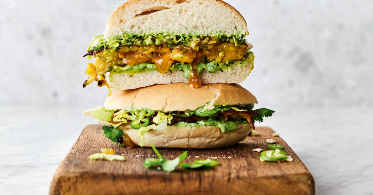 Jamie Oliver’s Briljante Bhaji Burger