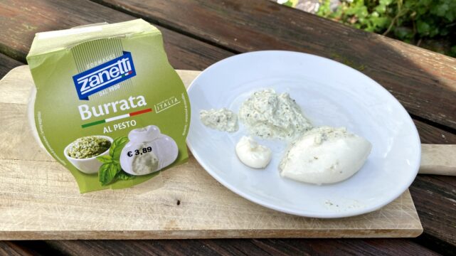 Burrata pesto Albert Heijn