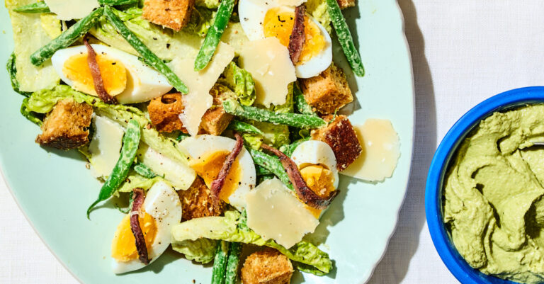 Heerlijke en makkelijke ceasar salade