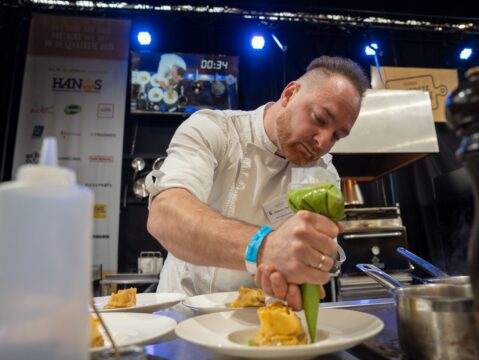 Chef Mariusz Olesinki winnende pasta