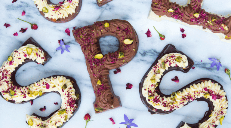 Je eigen fancy chocoladeletters maken