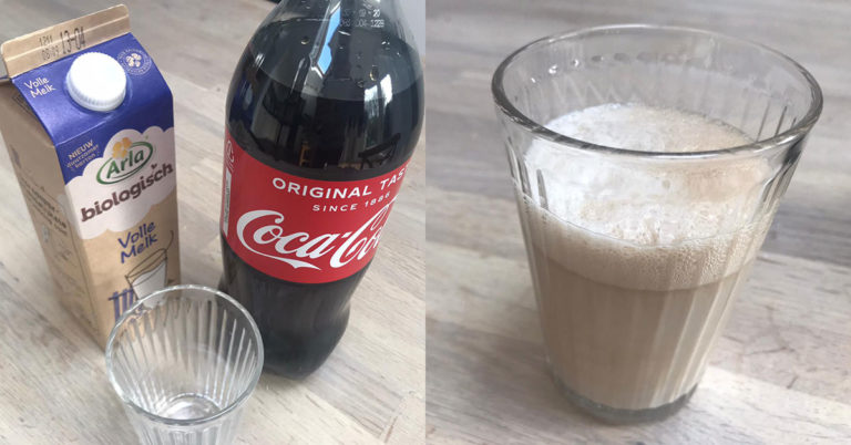 Cola met melk is niet zo smerig als je zou denken