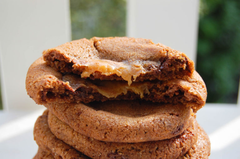 Salted caramel chocolate chip cookies met beurre noisette