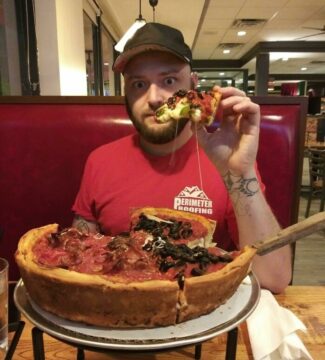 Deep dish pizza Chicago