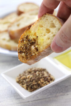 Dukkah dip met brood
