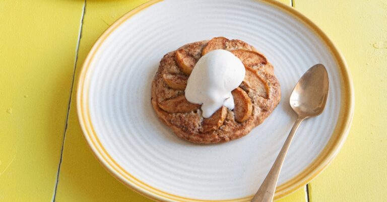 Recept voor eenpersoons-appeltaart