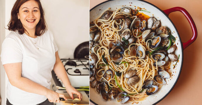 Emma de Thouars Spaghetti met schelpjes