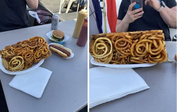 Enorme curly fries