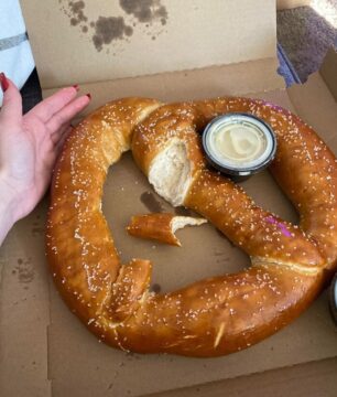 Enorme pretzel