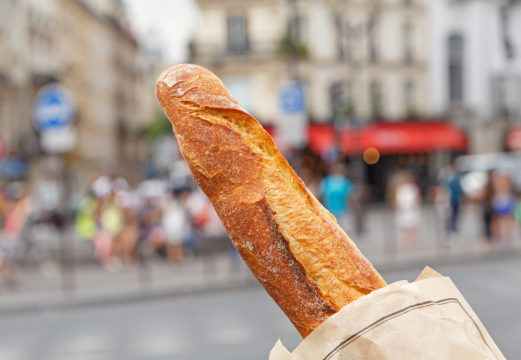 Een baguette in Parijs