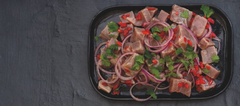 Recept: Kinilaw. FIlipijnse ceviche met een tropische touch!
