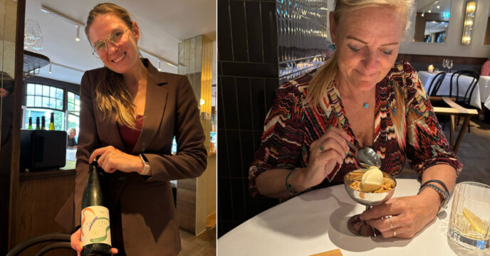 Franzen sommelier en dessert