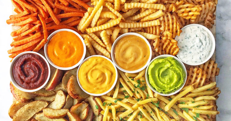 Weg met de kaasplank, hier is de frietplank