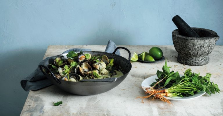 Recept: Thaise groene curry met vongole
