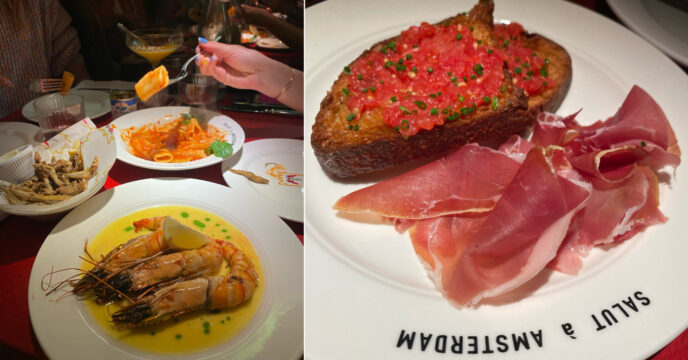 Gamba's bij Salut in Amsterdam