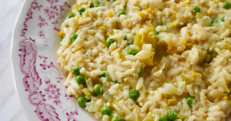 Recept voor een idioot lekkere citroenrisotto
