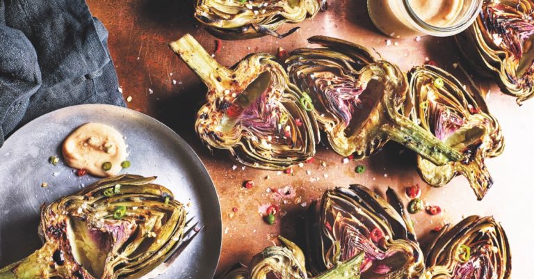 Recept: gegrilde artisjokken met kerriemayonaise