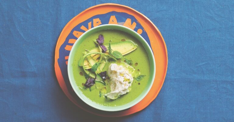 Verrukkelijk recept van sterrenchef: groene gazpacho met burrata