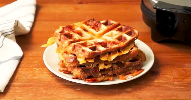 Recept: crispy, gooey wafel-tosti