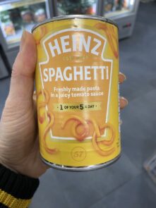 Heinz spaghetti blik