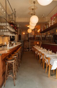Het interieur van Leonardo’s Ravioli Bar
