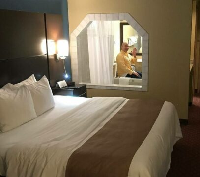 Hotel badkamer privacy
