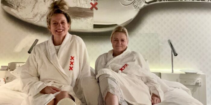Hotelnacht vrouwen kamerjas Andaz hotel