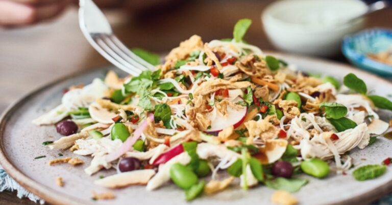 Recept voor een heerlijke lichte lunchsalade van noodlebar Wagamama