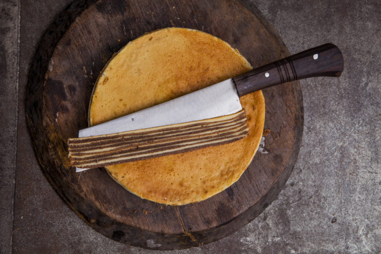 Traditionele spekkoek