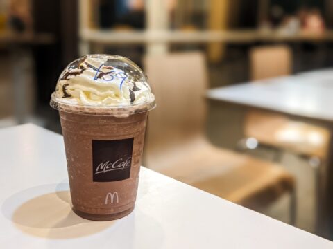 Iced Frappé mokka-chocolade McDonald's