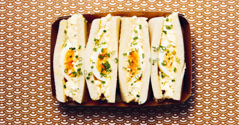 Recept voor een Japanse sando eiersalade