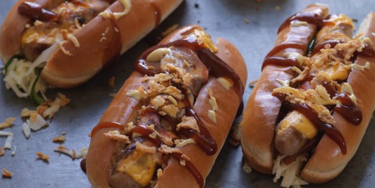Louisiana style hotdogs