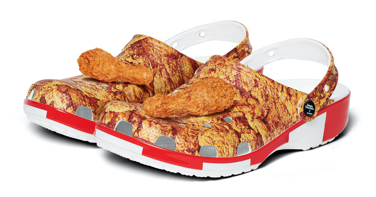 merk op virtueel Leger Je kunt nu KFC kipnuggets Crocs kopen (en we weten niet of we moeten lachen  of huilen) | FavorFlav