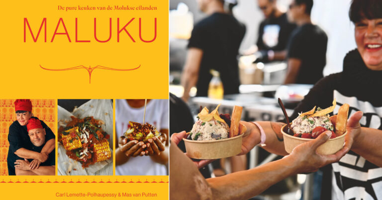 Koho koho: Molukse makreelsalade met kokos uit kookboek Maluku