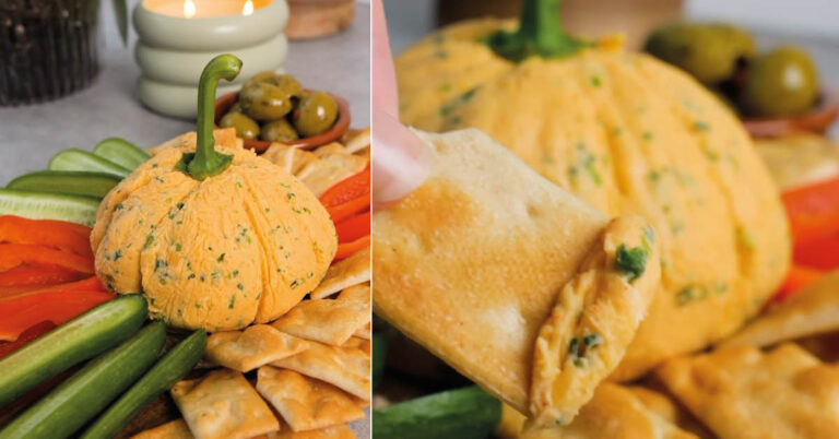 Lekkere dip tegen de herfstdip: deze kaaspompoen van Allerhande